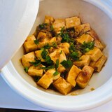 土鍋で麻婆豆腐！